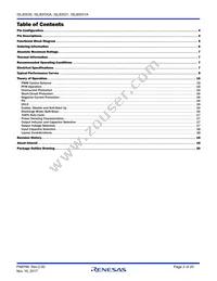 ISL80031FRZ-T Datasheet Page 2