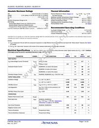 ISL80031FRZ-T Datasheet Page 7