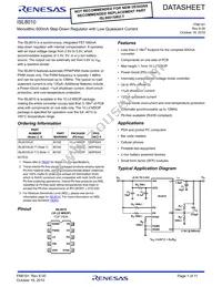 ISL8010IUZ-T13 Datasheet Cover
