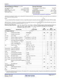 ISL8010IUZ-T13 Datasheet Page 2