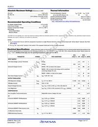 ISL8012IRZ-T7A Datasheet Page 5