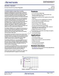 ISL8024IRTAJZ-T7 Datasheet Cover