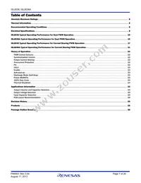 ISL8036AIRZ-T Datasheet Page 7