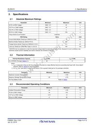 ISL80410IBEZ-T7A Datasheet Page 4