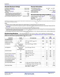 ISL80510IRAJZ Datasheet Page 4