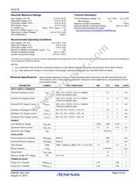ISL8118CRZ Datasheet Page 6
