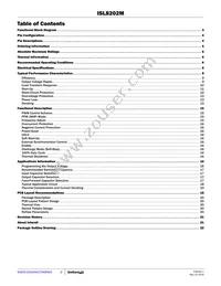 ISL8202MIRZ-T Datasheet Page 2