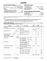 ISL8202MIRZ-T Datasheet Page 6
