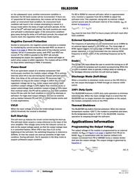 ISL8205MIRZ-T Datasheet Page 16