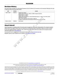 ISL8205MIRZ-T Datasheet Page 21