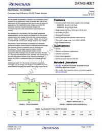 ISL8206MIRZ-T Datasheet Cover