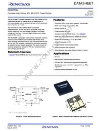 ISL8216MIRZ-T7A Datasheet Cover