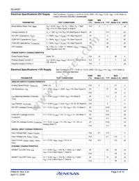 ISL84581IAZ Datasheet Page 4