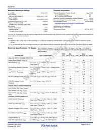 ISL84781IV-T Datasheet Page 3