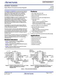 ISL85003AFRZ Datasheet Cover