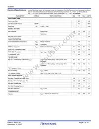 ISL8500IRZ Datasheet Page 5