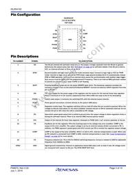 ISL854102FRZ Datasheet Page 3