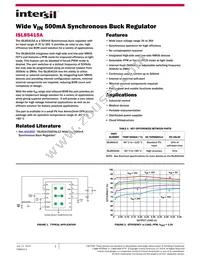 ISL85415AIRZ Datasheet Cover