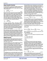 ISL88731AHRZ Datasheet Page 17