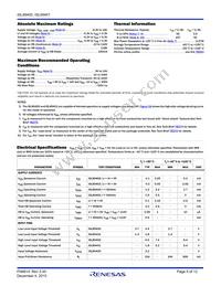 ISL89401ABZ-TK Datasheet Page 5