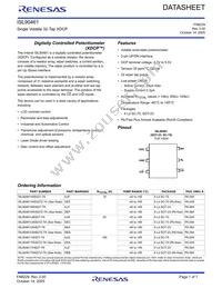 ISL90461WIH627-TK Datasheet Cover