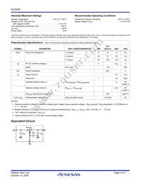 ISL90461WIH627-TK Datasheet Page 3