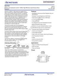 ISL9105IRZ-T Datasheet Cover