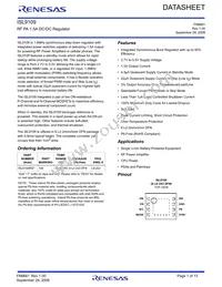 ISL9109IRZ-T Datasheet Cover