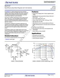 ISL91107IINZ-TR5654 Datasheet Cover