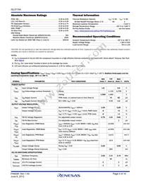 ISL9110AIITAZ-T Datasheet Page 5