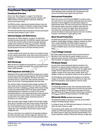 ISL9110AIITAZ-T Datasheet Page 11