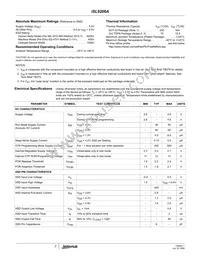 ISL9206ADRUZ-T Datasheet Page 2