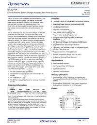 ISL9214AIRZ-T Datasheet Cover