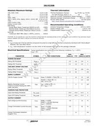 ISL9220BIRTZ-T Datasheet Page 3