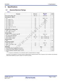 ISL94202IRTZ-T7A Datasheet Page 11