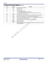 ISL9492ERZ-T Datasheet Page 3