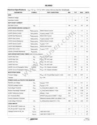 ISL9502CRZ-T Datasheet Page 4