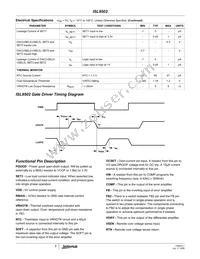 ISL9502CRZ-T Datasheet Page 5