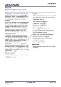 ISL95338IRTZ Datasheet Cover