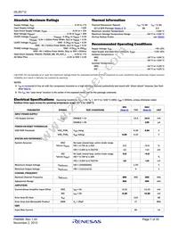 ISL95712IRZ Datasheet Page 7