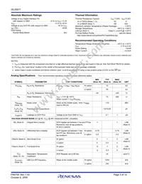 ISL95811UFUZ Datasheet Page 3