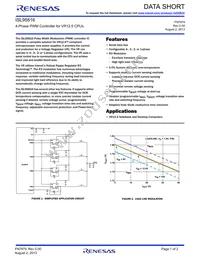 ISL95816IRZ Datasheet Cover