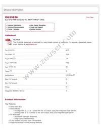 ISL95836HRTZ Datasheet Cover