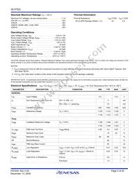 ISL97522IRZ-TK Datasheet Page 2