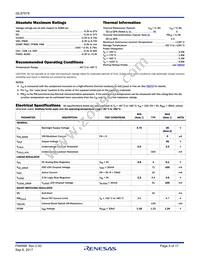 ISL97678IRZ Datasheet Page 5