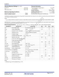 ISL98012IUZ-TK Datasheet Page 3