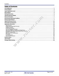 ISL98604IRTZ Datasheet Page 2