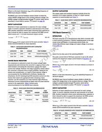 ISL98604IRTZ Datasheet Page 17