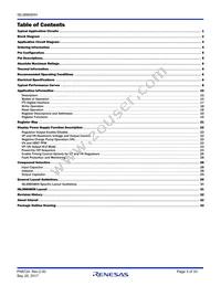 ISL98608IIHZ-T Datasheet Page 3