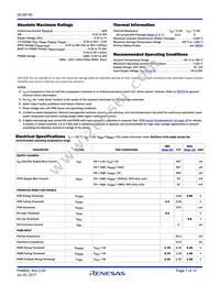 ISL99140IRZ-T Datasheet Page 7